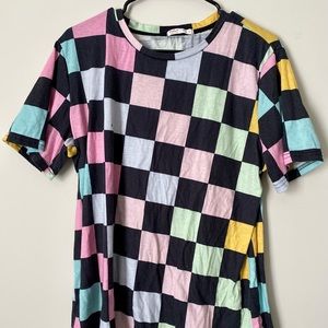 Pastel Checkered Short Sleeve shirt